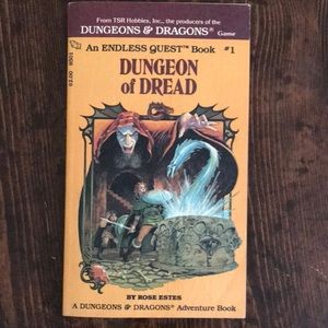 Vintage Dungeon & Dragons Adventure Book